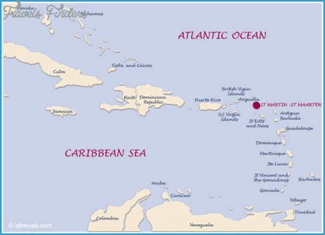 St. Maarten Map - TravelsFinders.Com