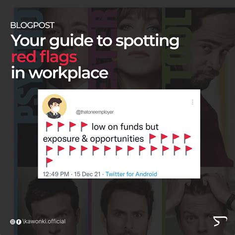 Your guide to spotting red flags in workplace – Kawonki