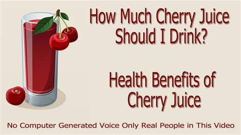 Nutritional Value Of Tart Cherry Juice | Besto Blog