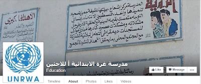 UNRWA cover-up continues! UNRWA logo removed from hate-school page ...