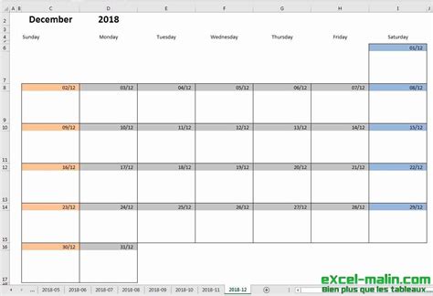 Monthly Calendar Schedule Template Lovely Printable Monthly Calendar Template for Excel ...