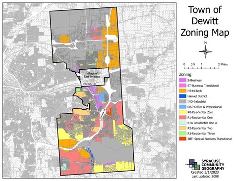 Town of Dewitt Zoning (Map PDF) - Syracuse Community Geography