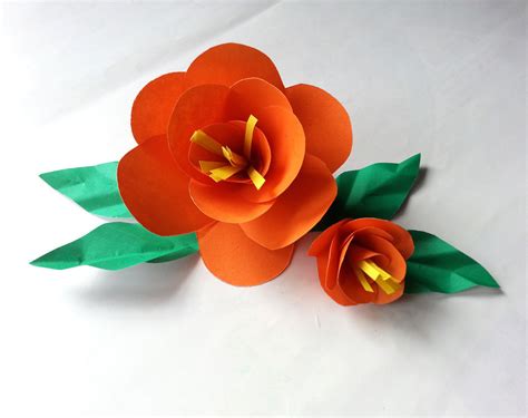 Diy Easy Paper Flower · How To Make A Flowers & Rosettes · Papercraft ...