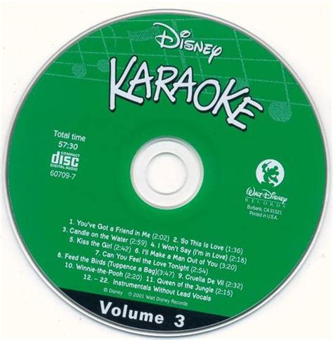 Disney Karaoke Volume 3 - DisneyWiki