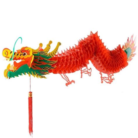 3D Dragon Spring Festival Chinese New Year Dragon Garland Hanging ...