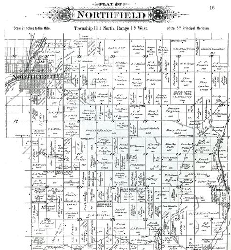 1900 Rice County Plat Maps | Northfield-Rice County Digital History Collection