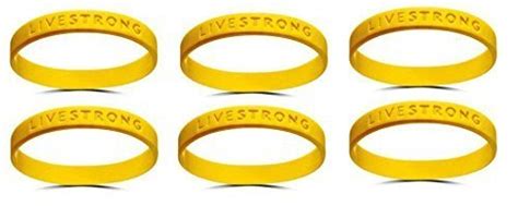 (lot Of 6 For One Price) Official Live Strong Lance Armstrong Yellow ...