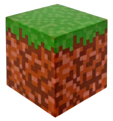 Minecraft Grass Block Figure Loose Jazwares - ToyWiz