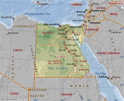 Egypt and Neighboring Countries | Download Scientific Diagram