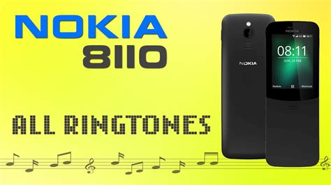 Nokia 8110 Ringtones | Nokia 8110 4G All Original Ringtones - YouTube