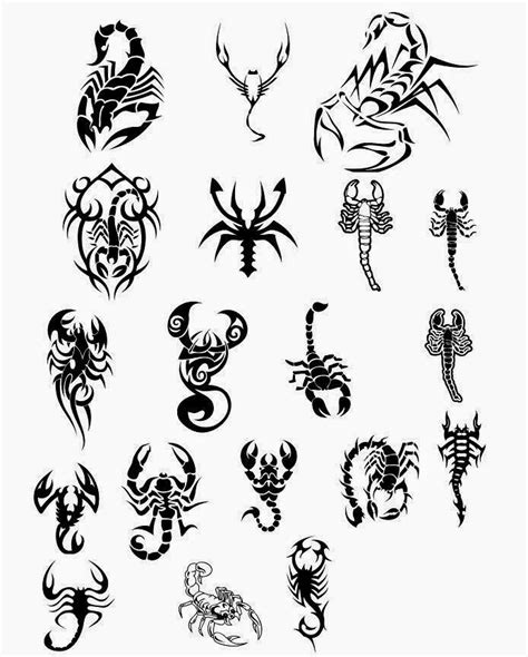 Various scorpions small size | Scorpion tattoo, Scorpio tattoo, Tattoo stencils