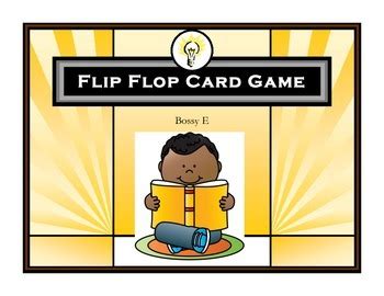 Flip Flop Card Game (Bossy E) by Gerding's Reading Intervention Goods