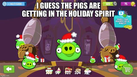 Just playing Bad Piggies til this shown up while I was feeding King Pig ...