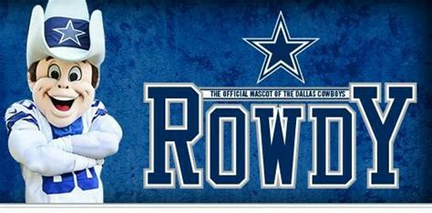 Rowdy...the official mascot of the Dallas Cowboys! | Dallas cowboys ...