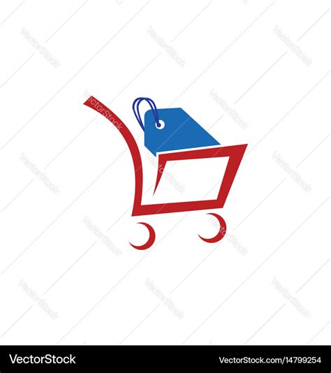 Shopping cart sale logo Royalty Free Vector Image