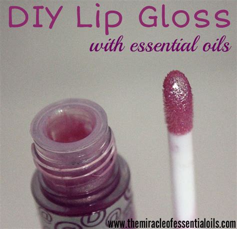 DIY Essential Oil Lip Gloss | Liquid Lip Gloss Recipe! - The Miracle of Essential Oils