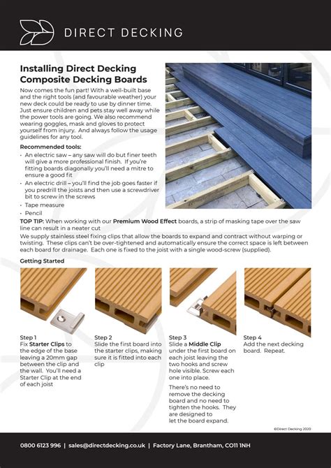 How to Install Composite Decking by Step on Safety - Issuu