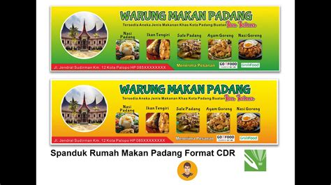 Spanduk Rumah Makan Padang Cdr Dietitian Renewal Dermatology - IMAGESEE