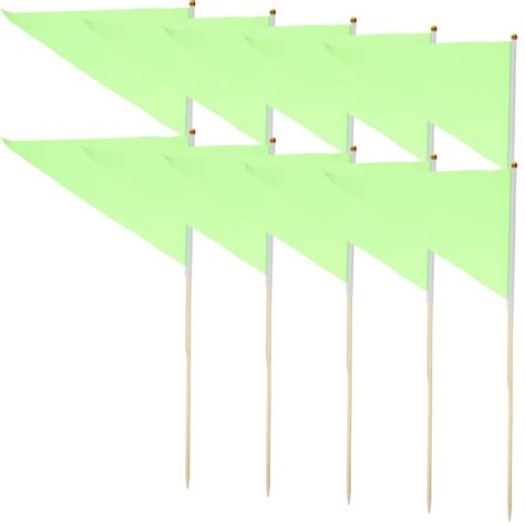 10pcs Marking Flags Lawn Garden Marking Flags Landscape Flags Construction Marker Flags ...