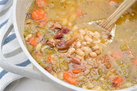 Beans Cooked with Ham Hocks - Sweet Pea's Kitchen