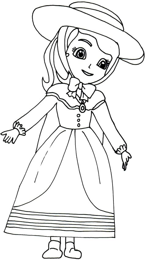 Sofia The First Coloring Pages: Great Aunt-venture Sofia the First Coloring Page