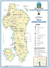 Samal Island Map • mappery