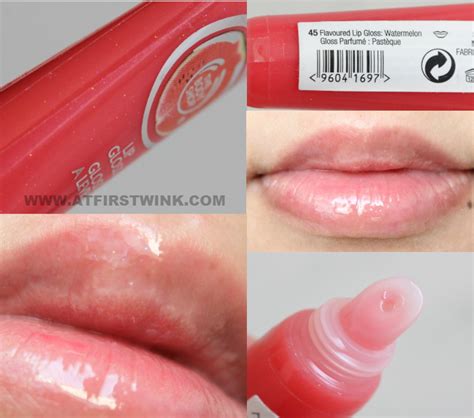 The Body Shop flavoured lip gloss 45 - Watermelon review