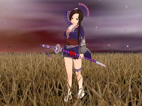 3DCG Kujaku Hime and Nodachi mod by hadoc on DeviantArt