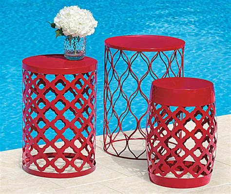 I found a Red Outdoor Drum Table Collection at Big Lots for less. Find more at biglots.com ...