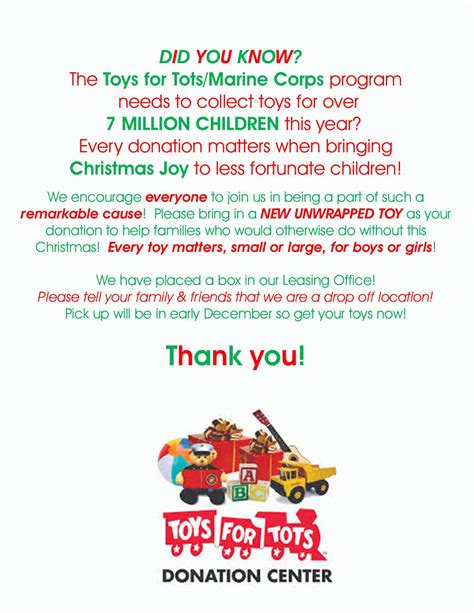 Toys For Tots Flyer Template