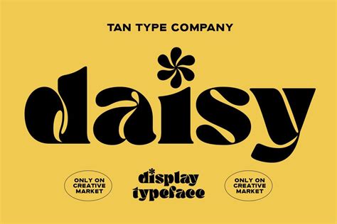 the font used in this type is daisy