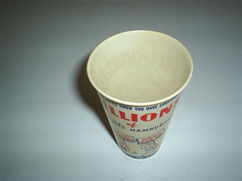 Rare Vintage McDonald's McDonalds Speedee Paper 12 Oz Cup Pre Golden ...