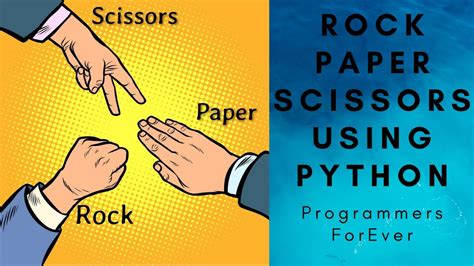 | Rock, paper, scissors using Python! | - YouTube