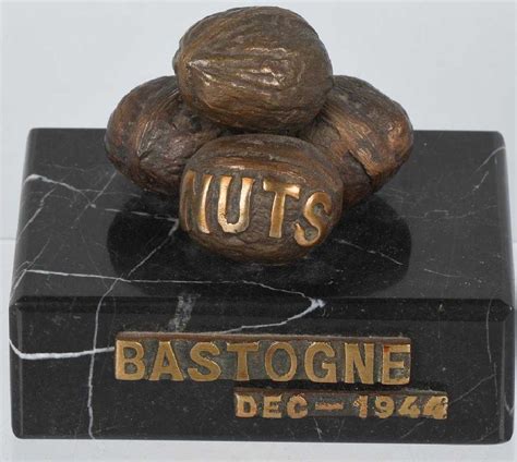 WWII BASTOGNE NUTS COMEMORATIVE 101ST AIRBORNE