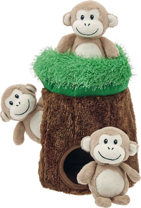 FRISCO Hide and Seek Plush Tree Puzzle Dog Toy, Regular - Chewy.com