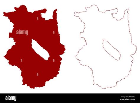 Sursee District (Switzerland, Swiss Confederation, Canton of Lucerne or Luzern) map vector ...