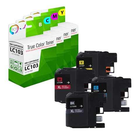 TCT Compatible Ink Cartridge Replacement for the Brother LC103 Series ...