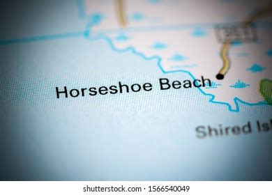 Horseshoe Beach Florida Usa On Map Stock Photo 1566540049 | Shutterstock