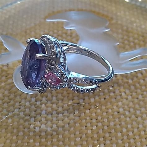 Colleen Lopez | Jewelry | Colleen Lopez 679 Fluorite And Pink Sapphire Ring | Poshmark