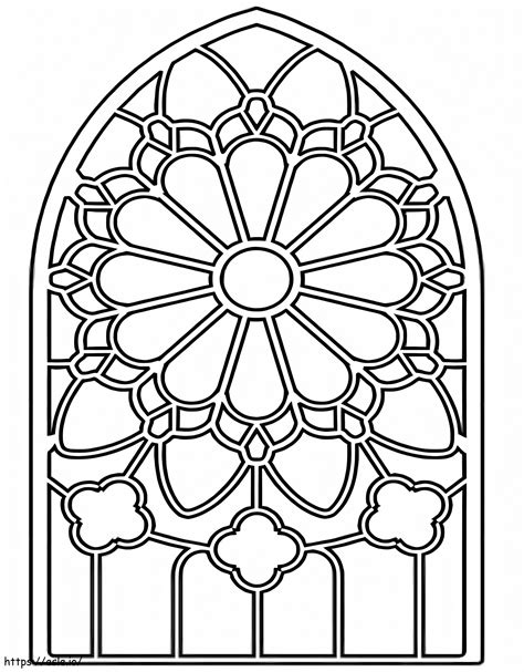 Cool Stained Glass coloring page