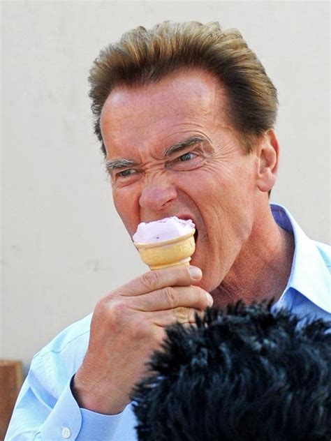 The sun is out. Get some ice cream. #icecream #arnold #schwarzenegger ...