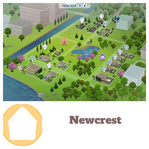 Sims 4 Newcrest Lot Names