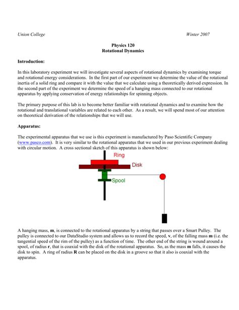 Rotational Dynamics