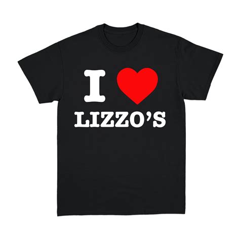 Jidion I love Lizzo’s Black T-Shirt - Shop Jidion Merch