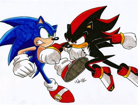 Sonic Vs Shadow by MikeES on deviantART | Sonic, Sonic and shadow, Shadow the hedgehog