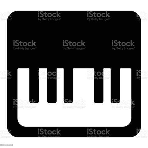 Piano Icon Music Instrument Keyboard Symbol Illustration Music Concept For Perfect Mobile And ...