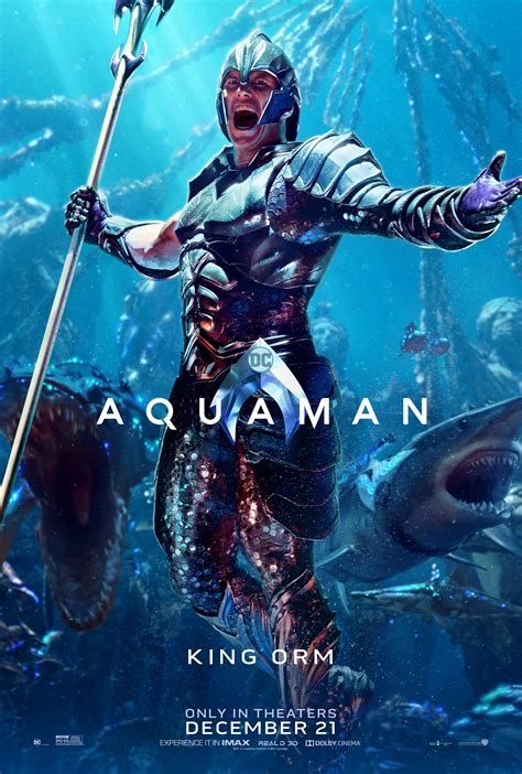 Aquaman (2018) Character Poster - Patrick Wilson as Orm/Ocean Master ...