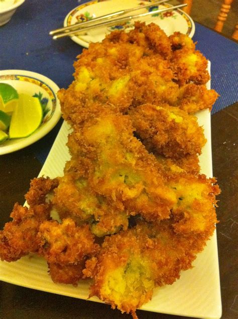Deep-fried Oysters w/ Limes Deep Fried Oysters, Cooked Oysters, Grilled ...
