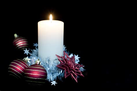 Photo of christmas candle backdrop | Free christmas images