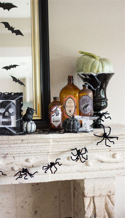 Martha Stewart Halloween Mantel Ideas - Design Improvised